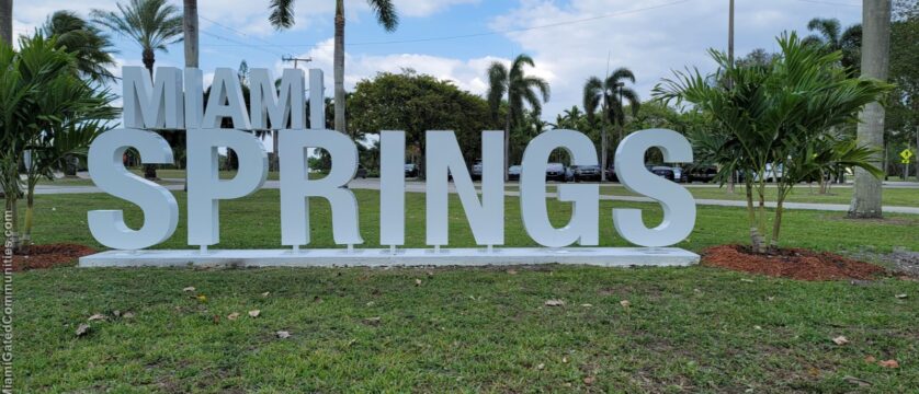 Miami Springs FL Private, Gated Communities